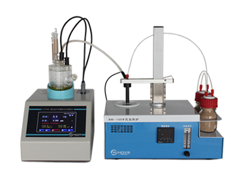 采用V310-KHF卡爾費(fèi)休水分測(cè)定儀測(cè)定三氟丙基甲基環(huán)三硅氧烷中的含水量